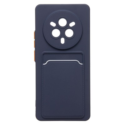 Чехол-накладка для Realme 14 Pro (темно-синий) - SC337 с картхолдером Чехол-накладка для Realme 14 Pro (темно-синий) - SC337 с картхолдером
