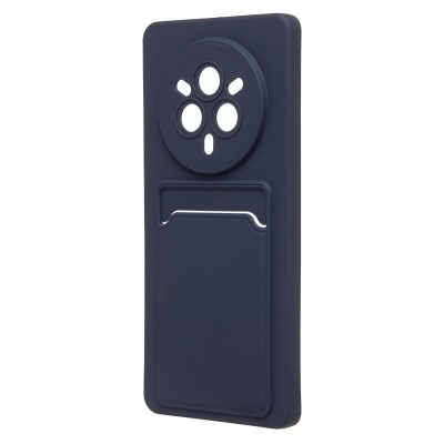 Чехол-накладка для Realme 14 Pro (темно-синий) - SC337 с картхолдером Чехол-накладка для Realme 14 Pro (темно-синий) - SC337 с картхолдером