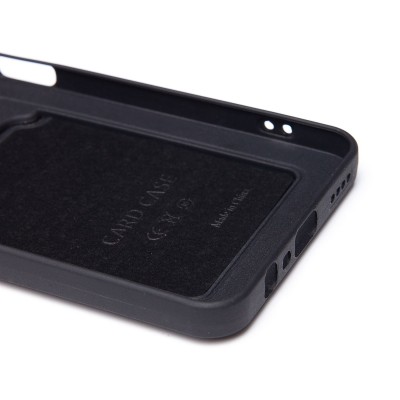 Чехол-накладка для Realme C63 4G (черный) - SC337 с картхолдером