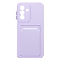 Чехол-накладка для Samsung Galaxy A26 5G (светло-фиолетовый) - SC337 с картхолдером