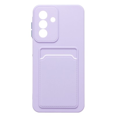 Чехол-накладка для Samsung Galaxy A26 5G (светло-фиолетовый) - SC337 с картхолдером