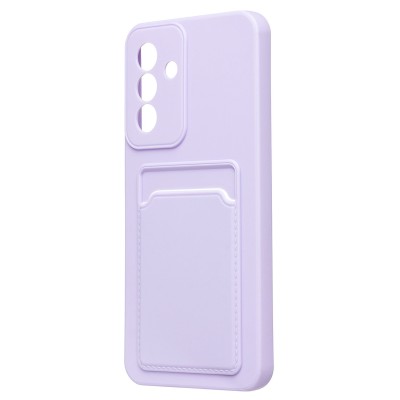Чехол-накладка для Samsung Galaxy A26 5G (светло-фиолетовый) - SC337 с картхолдером