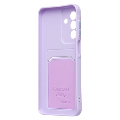Чехол-накладка для Samsung Galaxy A26 5G (светло-фиолетовый) - SC337 с картхолдером