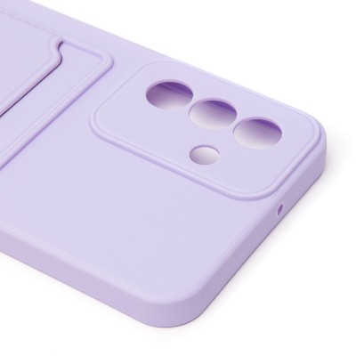 Чехол-накладка для Samsung Galaxy A26 5G (светло-фиолетовый) - SC337 с картхолдером