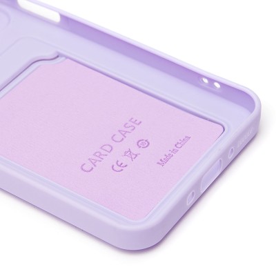 Чехол-накладка для Samsung Galaxy A26 5G (светло-фиолетовый) - SC337 с картхолдером