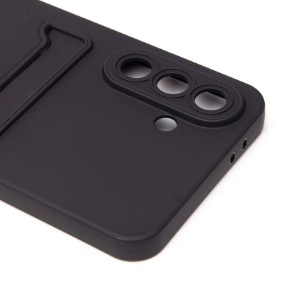 Чехол-накладка для Samsung Galaxy A36 5G (черный) - SC337 с картхолдером Чехол-накладка для Samsung Galaxy A36 5G (черный) - SC337 с картхолдером