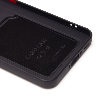 Чехол-накладка для Samsung Galaxy A36 5G (черный) - SC337 с картхолдером Чехол-накладка для Samsung Galaxy A36 5G (черный) - SC337 с картхолдером
