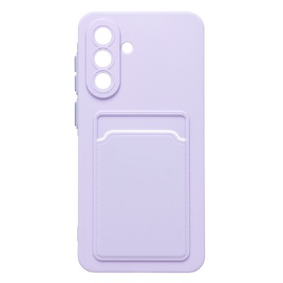 Чехол-накладка для Samsung Galaxy A36 5G (светло-фиолетовый) - SC337 с картхолдером
