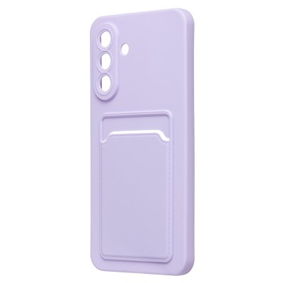 Чехол-накладка для Samsung Galaxy A36 5G (светло-фиолетовый) - SC337 с картхолдером Чехол-накладка для Samsung Galaxy A36 5G (светло-фиолетовый) - SC337 с картхолдером