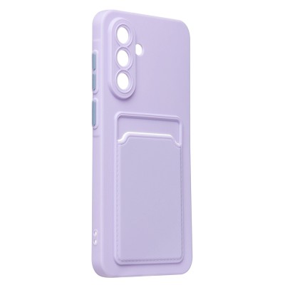 Чехол-накладка для Samsung Galaxy A36 5G (светло-фиолетовый) - SC337 с картхолдером Чехол-накладка для Samsung Galaxy A36 5G (светло-фиолетовый) - SC337 с картхолдером