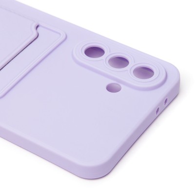 Чехол-накладка для Samsung Galaxy A36 5G (светло-фиолетовый) - SC337 с картхолдером Чехол-накладка для Samsung Galaxy A36 5G (светло-фиолетовый) - SC337 с картхолдером