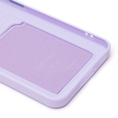 Чехол-накладка для Samsung Galaxy A36 5G (светло-фиолетовый) - SC337 с картхолдером Чехол-накладка для Samsung Galaxy A36 5G (светло-фиолетовый) - SC337 с картхолдером