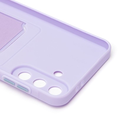 Чехол-накладка для Samsung Galaxy A36 5G (светло-фиолетовый) - SC337 с картхолдером Чехол-накладка для Samsung Galaxy A36 5G (светло-фиолетовый) - SC337 с картхолдером