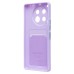 Чехол-накладка для Tecno Camon 30 4G (светло-фиолетовый) - SC337 с картхолдером