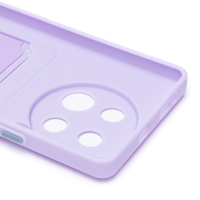 Чехол-накладка для Tecno Camon 30 4G (светло-фиолетовый) - SC337 с картхолдером