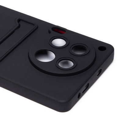 Чехол-накладка для Tecno Camon 30 5G (черный) - SC337 с картхолдером Чехол-накладка для Tecno Camon 30 5G (черный) - SC337 с картхолдером