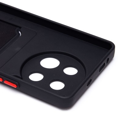 Чехол-накладка для Tecno Camon 30 5G (черный) - SC337 с картхолдером Чехол-накладка для Tecno Camon 30 5G (черный) - SC337 с картхолдером