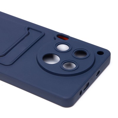 Чехол-накладка для Tecno Camon 30 5G (темно-синий) - SC337 с картхолдером