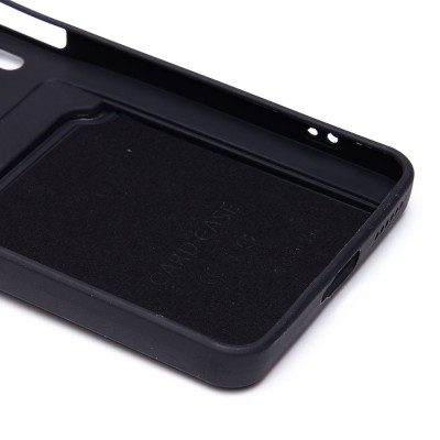 Чехол-накладка для Tecno Camon 30 Premier 5G (черный) - SC337 с картхолдером Чехол-накладка для Tecno Camon 30 Premier 5G (черный) - SC337 с картхолдером