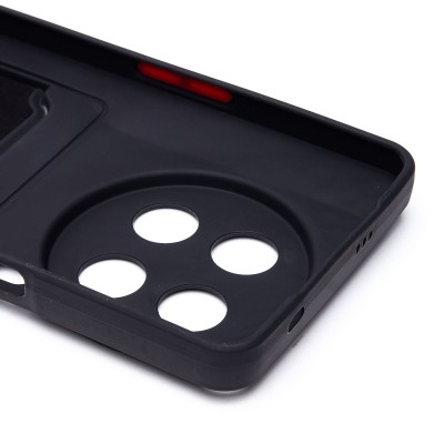 Чехол-накладка для Tecno Camon 30 Premier 5G (черный) - SC337 с картхолдером Чехол-накладка для Tecno Camon 30 Premier 5G (черный) - SC337 с картхолдером