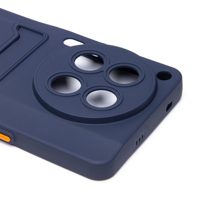 Чехол-накладка для Tecno Camon 30 Premier 5G (темно-синий) - SC337 с картхолдером Чехол-накладка для Tecno Camon 30 Premier 5G (темно-синий) - SC337 с картхолдером