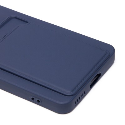 Чехол-накладка для Tecno Camon 30 Premier 5G (темно-синий) - SC337 с картхолдером Чехол-накладка для Tecno Camon 30 Premier 5G (темно-синий) - SC337 с картхолдером