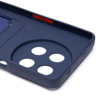 Чехол-накладка для Tecno Camon 30 Premier 5G (темно-синий) - SC337 с картхолдером Чехол-накладка для Tecno Camon 30 Premier 5G (темно-синий) - SC337 с картхолдером