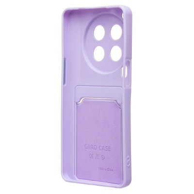 Чехол-накладка для Tecno Camon 30 Premier 5G (светло-фиолетовый) - SC337 с картхолдером Чехол-накладка для Tecno Camon 30 Premier 5G (светло-фиолетовый) - SC337 с картхолдером