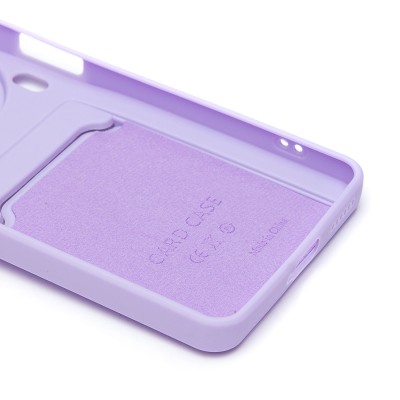 Чехол-накладка для Tecno Camon 30 Premier 5G (светло-фиолетовый) - SC337 с картхолдером Чехол-накладка для Tecno Camon 30 Premier 5G (светло-фиолетовый) - SC337 с картхолдером