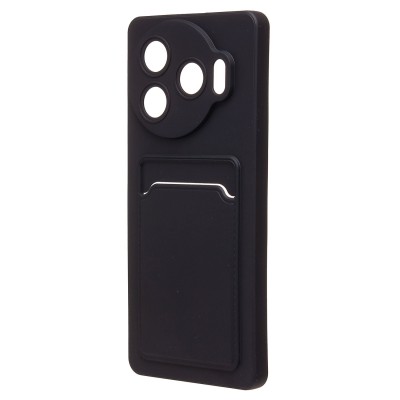 Чехол-накладка для Tecno Camon 30 Pro 5G (черный) - SC337 с картхолдером