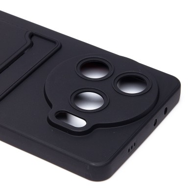 Чехол-накладка для Tecno Camon 30 Pro 5G (черный) - SC337 с картхолдером