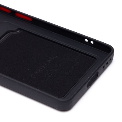 Чехол-накладка для Tecno Camon 30 Pro 5G (черный) - SC337 с картхолдером