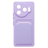 Чехол-накладка для Tecno Camon 30 Pro 5G (светло-фиолетовый) - SC337 с картхолдером Чехол-накладка для Tecno Camon 30 Pro 5G (светло-фиолетовый) - SC337 с картхолдером