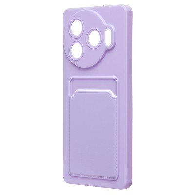 Чехол-накладка для Tecno Camon 30 Pro 5G (светло-фиолетовый) - SC337 с картхолдером Чехол-накладка для Tecno Camon 30 Pro 5G (светло-фиолетовый) - SC337 с картхолдером