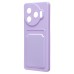 Чехол-накладка для Tecno Camon 30 Pro 5G (светло-фиолетовый) - SC337 с картхолдером Чехол-накладка для Tecno Camon 30 Pro 5G (светло-фиолетовый) - SC337 с картхолдером