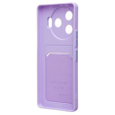Чехол-накладка для Tecno Camon 30 Pro 5G (светло-фиолетовый) - SC337 с картхолдером Чехол-накладка для Tecno Camon 30 Pro 5G (светло-фиолетовый) - SC337 с картхолдером
