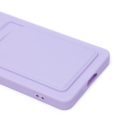 Чехол-накладка для Tecno Camon 30 Pro 5G (светло-фиолетовый) - SC337 с картхолдером Чехол-накладка для Tecno Camon 30 Pro 5G (светло-фиолетовый) - SC337 с картхолдером