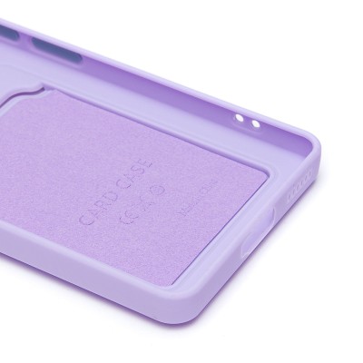 Чехол-накладка для Tecno Camon 30 Pro 5G (светло-фиолетовый) - SC337 с картхолдером Чехол-накладка для Tecno Camon 30 Pro 5G (светло-фиолетовый) - SC337 с картхолдером