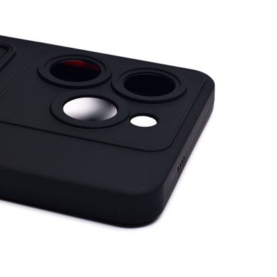 Чехол-накладка для Tecno Pop 8 (черный) - SC337 с картхолдером