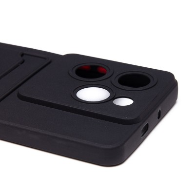 Чехол-накладка для Tecno Spark 20 Pro 5G (черный) - SC337 с картхолдером