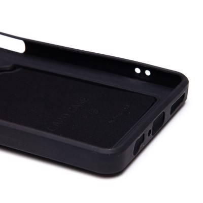 Чехол-накладка для Tecno Spark 20 Pro 5G (черный) - SC337 с картхолдером