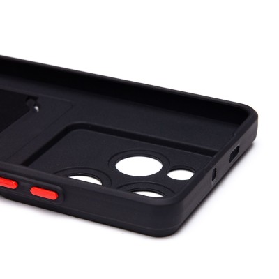 Чехол-накладка для Tecno Spark 20 Pro 5G (черный) - SC337 с картхолдером