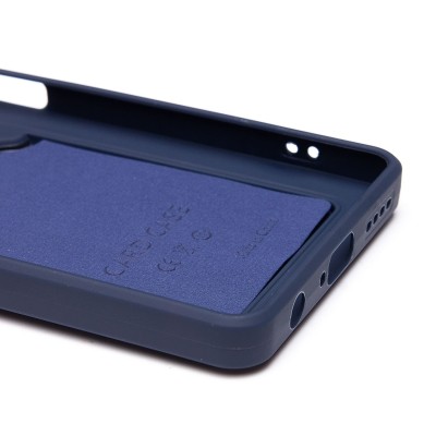 Чехол-накладка для Tecno Spark 20 Pro 5G (темно-синий) - SC337 с картхолдером Чехол-накладка для Tecno Spark 20 Pro 5G (темно-синий) - SC337 с картхолдером