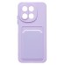 Чехол-накладка для Tecno Spark 30 5G (светло-фиолетовый) - SC337 с картхолдером