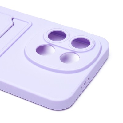 Чехол-накладка для Tecno Spark 30 5G (светло-фиолетовый) - SC337 с картхолдером