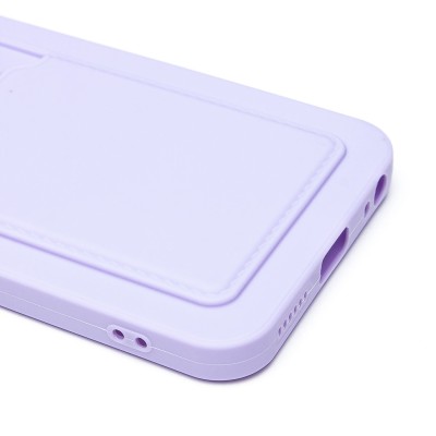 Чехол-накладка для Tecno Spark 30 5G (светло-фиолетовый) - SC337 с картхолдером