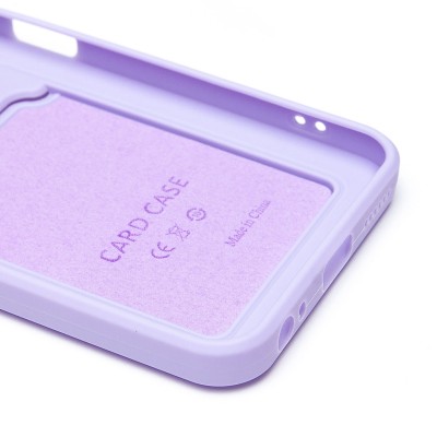 Чехол-накладка для Tecno Spark 30 5G (светло-фиолетовый) - SC337 с картхолдером