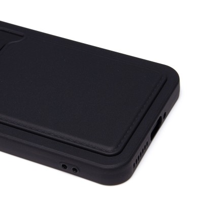 Чехол-накладка для Xiaomi 14 (черный) - SC337 с картхолдером Чехол-накладка для Xiaomi 14 (черный) - SC337 с картхолдером