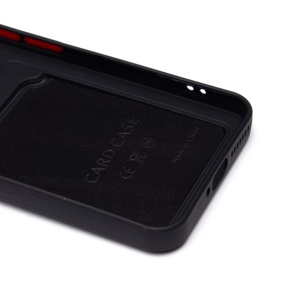 Чехол-накладка для Xiaomi 14 (черный) - SC337 с картхолдером Чехол-накладка для Xiaomi 14 (черный) - SC337 с картхолдером