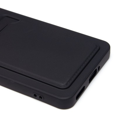 Чехол-накладка для Xiaomi 14T Pro (черный) - SC337 с картхолдером